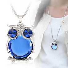 Load image into Gallery viewer, Owl Design Rhinestones Crystal Pendant - Velvet Visions