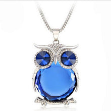 Load image into Gallery viewer, Owl Design Rhinestones Crystal Pendant - Velvet Visions