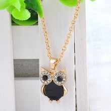 Load image into Gallery viewer, Owl Design Rhinestones Crystal Pendant - Velvet Visions
