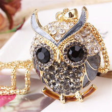Load image into Gallery viewer, Owl Design Rhinestones Crystal Pendant - Velvet Visions