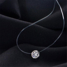 Load image into Gallery viewer, Transparent Thin Lines Rhinestone Pendant - Velvet Visions