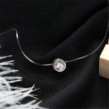 Load image into Gallery viewer, Transparent Thin Lines Rhinestone Pendant - Velvet Visions