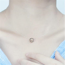 Load image into Gallery viewer, Transparent Thin Lines Rhinestone Pendant - Velvet Visions
