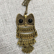 Load image into Gallery viewer, Owl Design Rhinestones Crystal Pendant - Velvet Visions