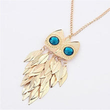 Load image into Gallery viewer, Owl Design Rhinestones Crystal Pendant - Velvet Visions